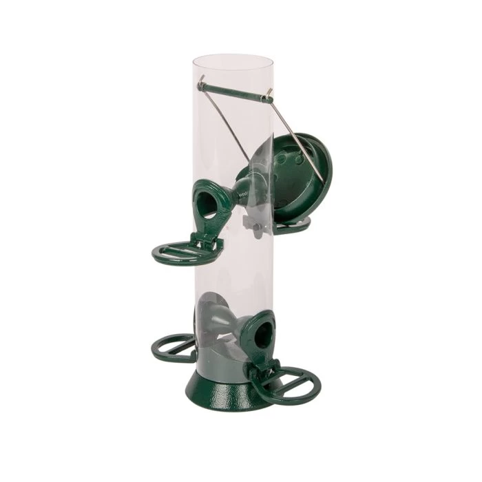 Defender 4 Port Metal Nyjer Seed Feeder 6 Defender 4 Port Metal Nyjer Seed Feeder - Image 4