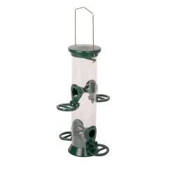 Defender 4 Port Metal Nyjer Seed Feeder 8 Defender 4 Port Metal Nyjer Seed Feeder -Bird Supplies Store 32030 02