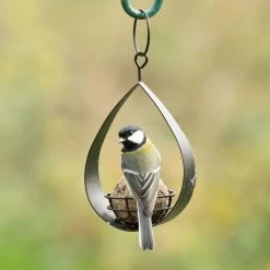 Canberra Fat Ball Bird Feeder - Black
