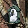 WoodStone® Seville Oval Hole Nest Box (Green) -Bird Supplies Store 90609
