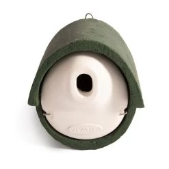 WoodStone® Alicante 32mm Oval Hole Nest Box (Green) -Bird Supplies Store 90673 01