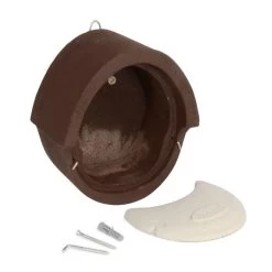 WoodStone® Alicante Open Nest Box (Brown) -Bird Supplies Store 90715 2 1