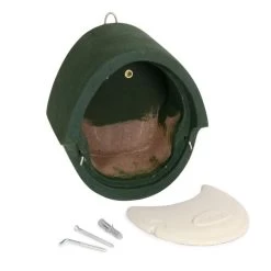 WoodStone® Alicante Open Nest Box (Green) -Bird Supplies Store 90716 2