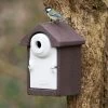 WoodStone® Seville 32mm Nest Box (Brown) -Bird Supplies Store 90730 1