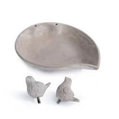 Licony Concrete Bird Bath -Bird Supplies Store 935820119 licony waterdish dv 2041
