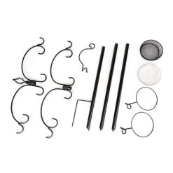 Bird Feeder Pole System - Black -Bird Supplies Store 94075 02 3
