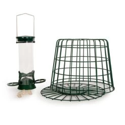 2 Port Bird Seed Feeder With Guardian -Bird Supplies Store 945420120 beschermpakket mini zaden 23cm dv 2668 1
