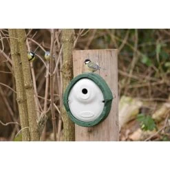 WoodStone® Alicante 28mm Nest Box (Green) -Bird Supplies Store woodstone alicante 28mm green 90683 2 haakjes bewerkt
